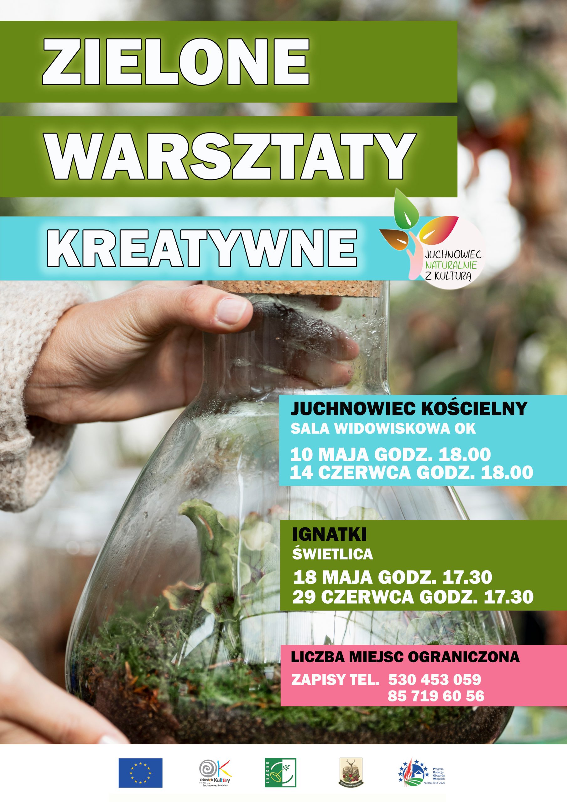 Na zdjęciu plakat zachęcający do udziału w warsztatach