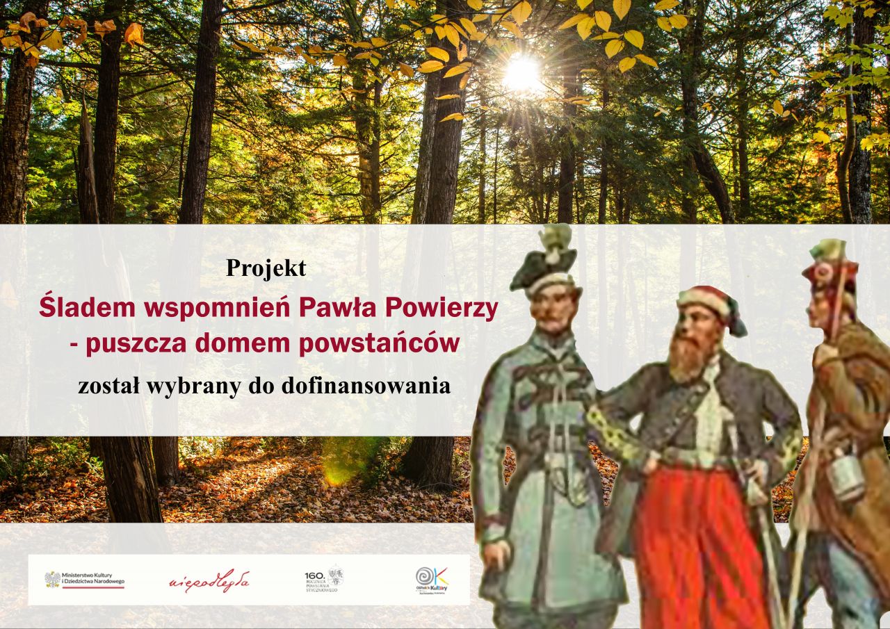 Na zdjęciu plakat z informacją o dofinansowaniu