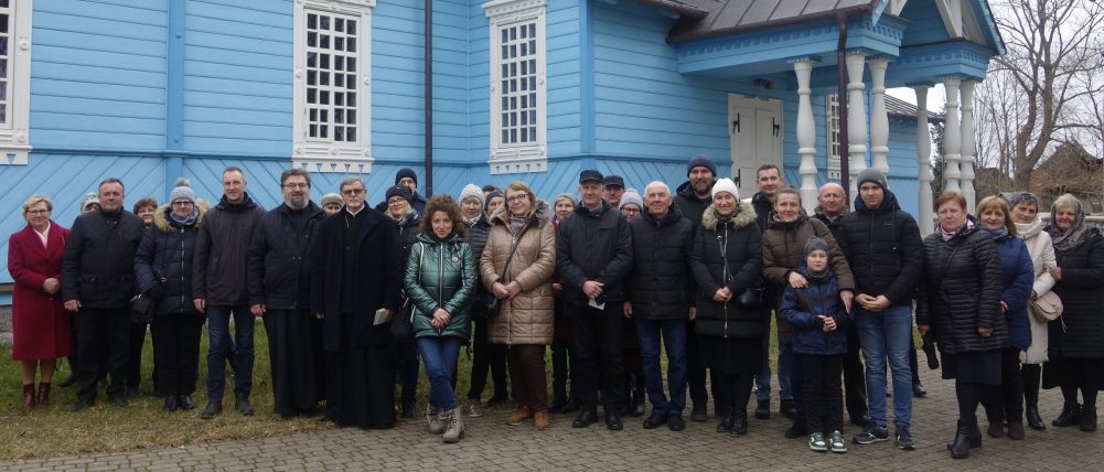 Na zdjęciu uczestnicy wyprawy do Narwi