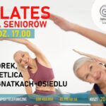 Na zdjęciu plakat warsztatów PILATES DLA SENIORÓW