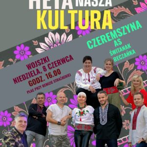 Na zdjęciu plakat wydarzenia "Heta nasza kultura"