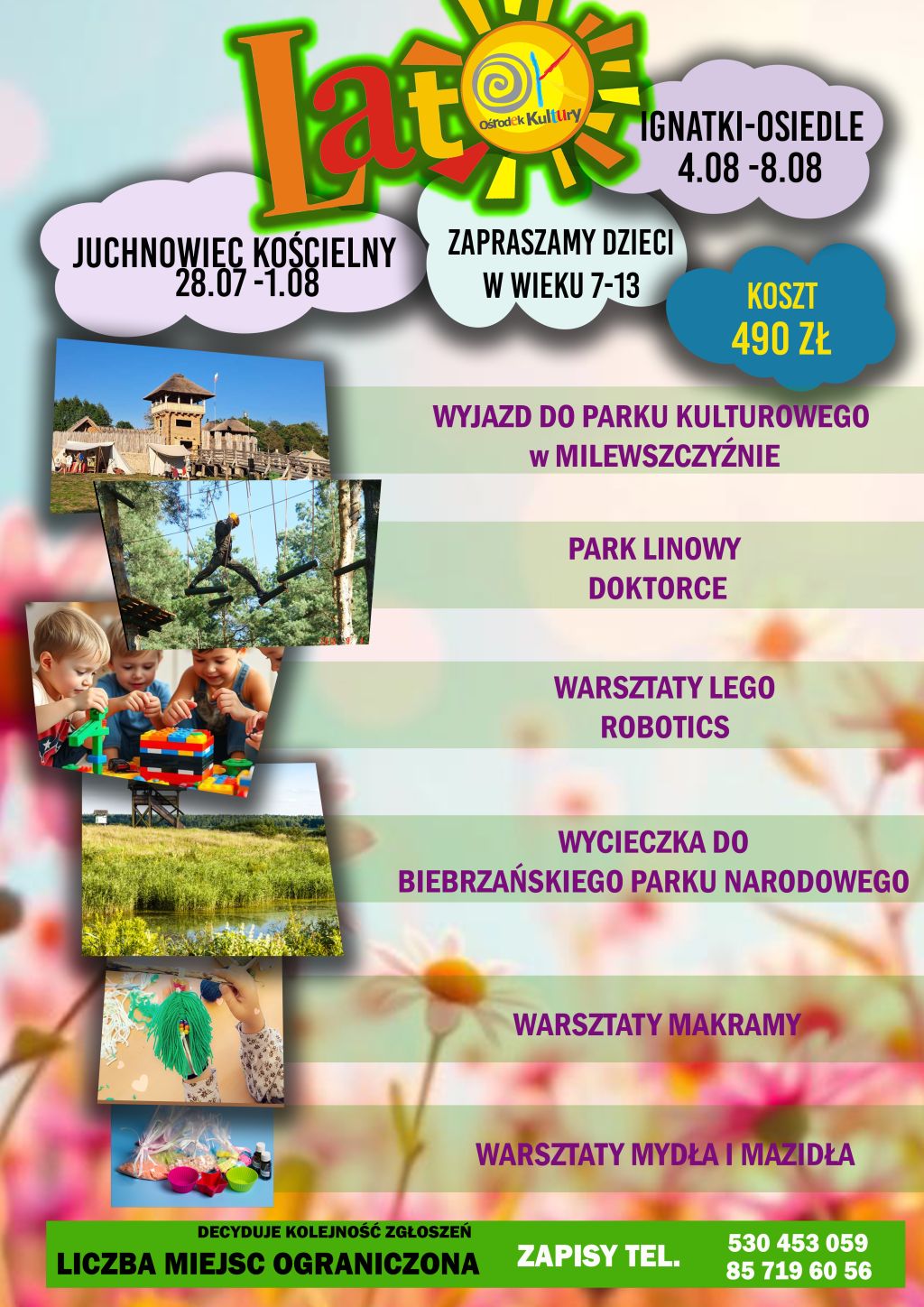 Na zdjęciu plakat akcji LATO OK