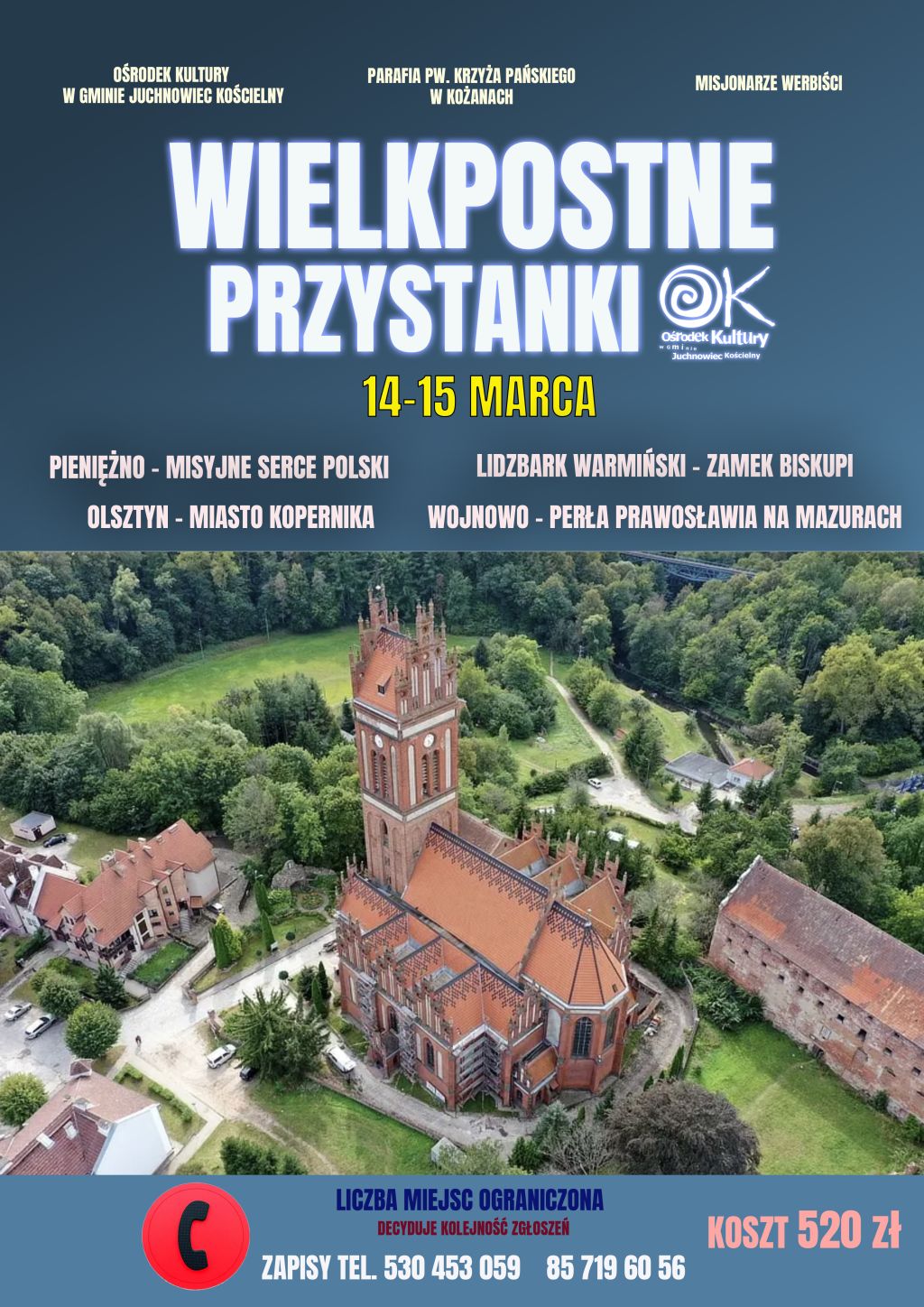Na zdjęciu plakat Wielkopostnych Przystanków