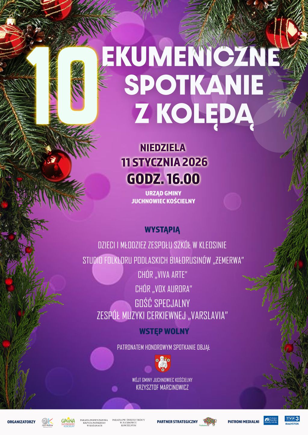 Na zdjęciu plakat X Ekumenicznego Spotkania