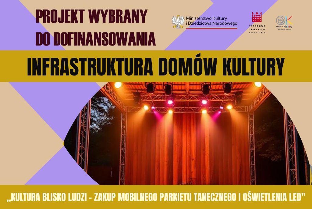 Na zdjęciu infografika z wiadomością o dofinansowaniu