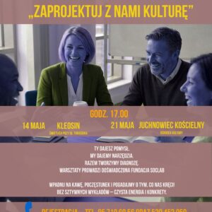 Na zdjęciu plakat warsztatów