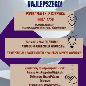 Na zdjęciu plakat spotkania
